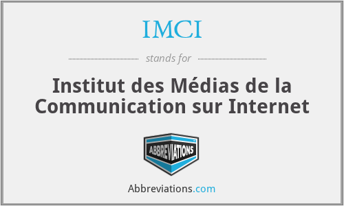 IMCI - Institut des Médias de la Communication sur Internet