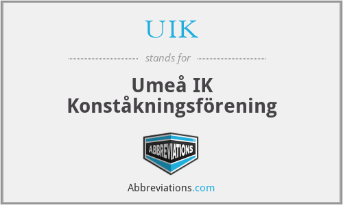 UIK - Umeå IK Konståkningsförening