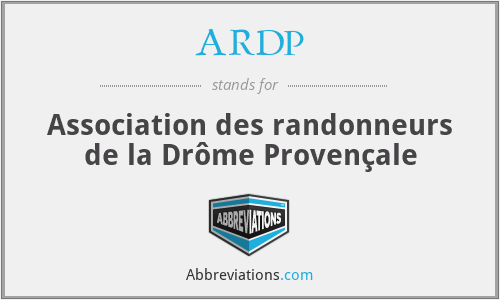 ARDP - Association des randonneurs de la Drôme Provençale