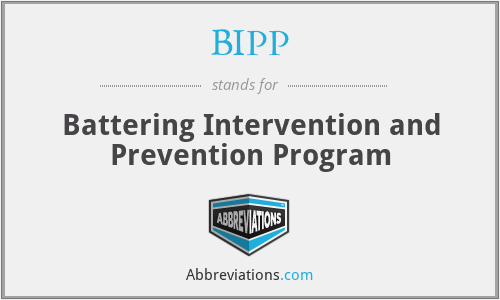 BIPP - Battering Intervention and Prevention Program