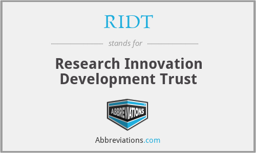 RIDT - Research Innovation Development Trust