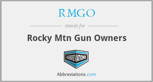 RMGO - Rocky Mtn Gun Owners