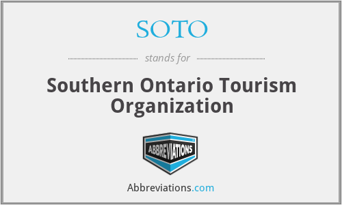 SOTO - Southern Ontario Tourism Organization