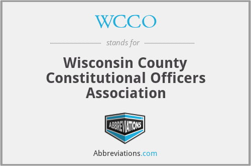 WCCO - Wisconsin County Constitutional Officers Association