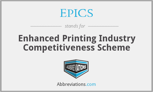EPICS - Enhanced Printing Industry Competitiveness Scheme