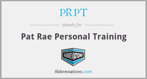 PRPT - Pat Rae Personal Training