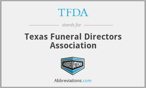 TFDA - Texas Funeral Directors Association