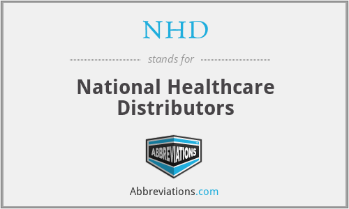 NHD - National Healthcare Distributors