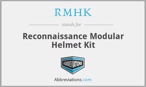 RMHK - Reconnaissance Modular Helmet Kit