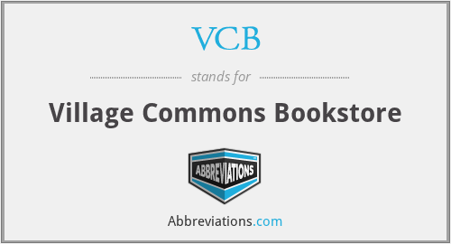 VCB - Village Commons Bookstore