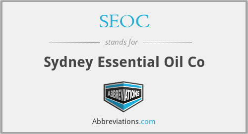 SEOC - Sydney Essential Oil Co