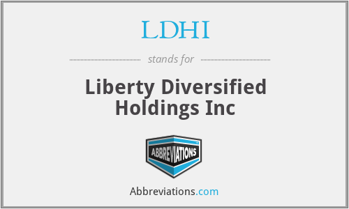 LDHI - Liberty Diversified Holdings Inc