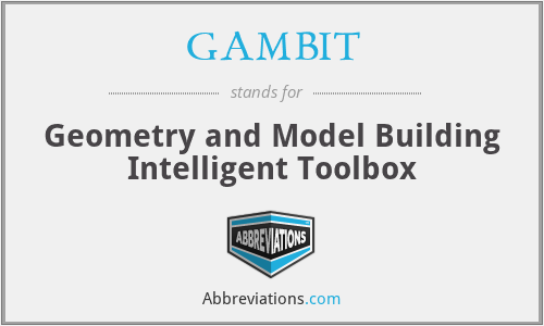 GAMBIT - Geometry and Model Building Intelligent Toolbox