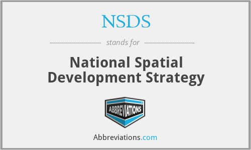 NSDS - National Spatial Development Strategy