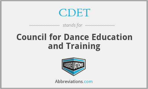 CDET - Council for Dance Education and Training