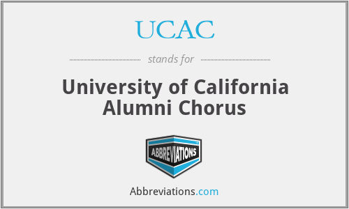 UCAC - University of California Alumni Chorus
