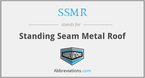 SSMR - Standing Seam Metal Roof