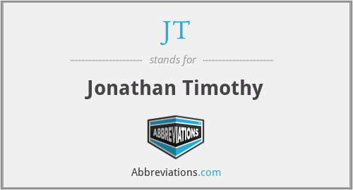 JT - Jonathan Timothy