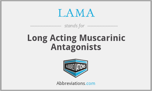 LAMA - Long Acting Muscarinic Antagonists