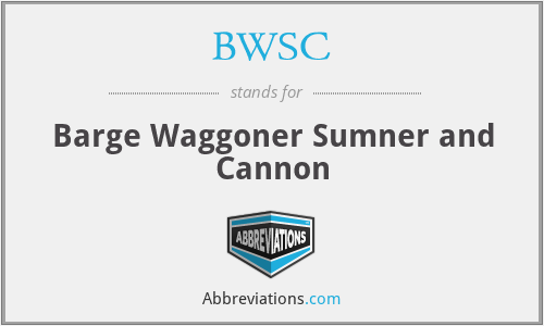BWSC - Barge Waggoner Sumner and Cannon
