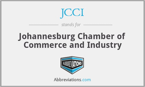 JCCI - Johannesburg Chamber of Commerce and Industry