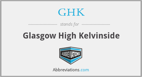 GHK - Glasgow High Kelvinside