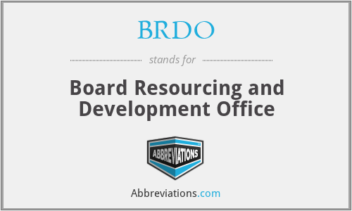 BRDO - Board Resourcing and Development Office