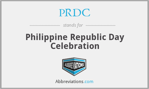 PRDC - Philippine Republic Day Celebration
