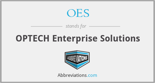 OES - OPTECH Enterprise Solutions