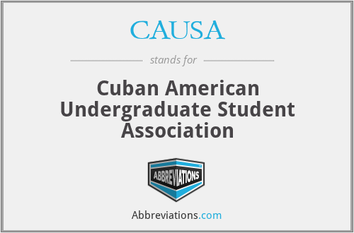 CAUSA - Cuban American Undergraduate Student Association