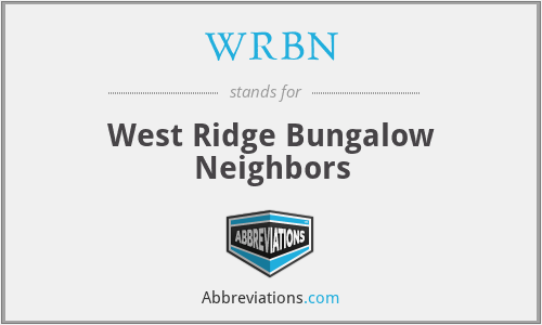 WRBN - West Ridge Bungalow Neighbors
