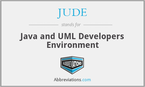 JUDE - Java and UML Developers Environment