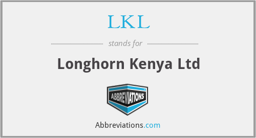 LKL - Longhorn Kenya Ltd