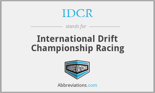 IDCR - International Drift Championship Racing