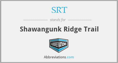 SRT - Shawangunk Ridge Trail