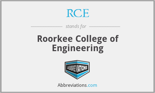 RCE - Roorkee College of Engineering