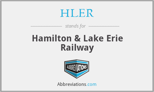 HLER - Hamilton & Lake Erie Railway