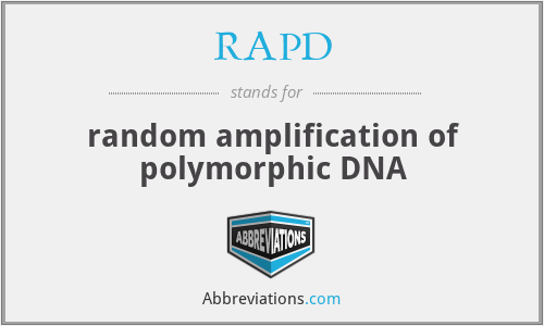 RAPD - random amplification of polymorphic DNA