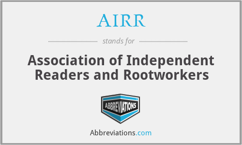 AIRR - Association of Independent Readers and Rootworkers