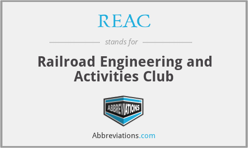 REAC - Railroad Engineering and Activities Club