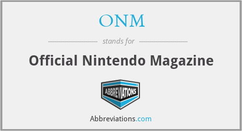 ONM - Official Nintendo Magazine