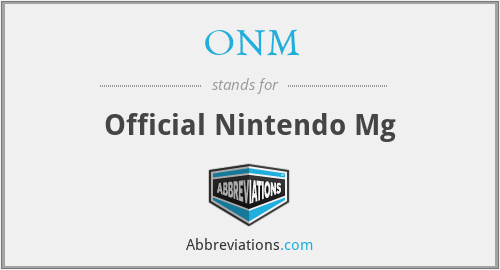 ONM - Official Nintendo Mg