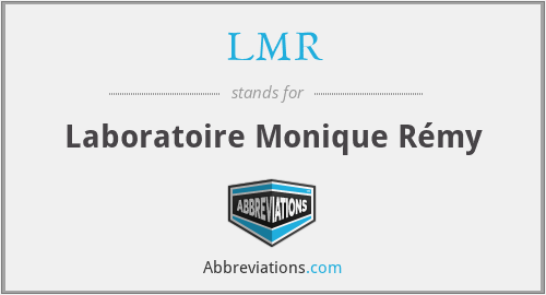LMR - Laboratoire Monique Rémy