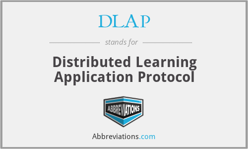 DLAP - Distributed Learning Application Protocol