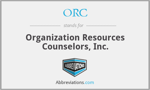 ORC - Organization Resources Counselors, Inc.