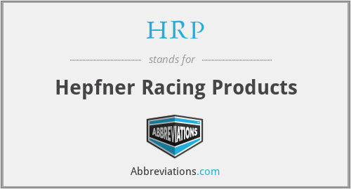 HRP - Hepfner Racing Products