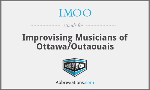 IMOO - Improvising Musicians of Ottawa/Outaouais
