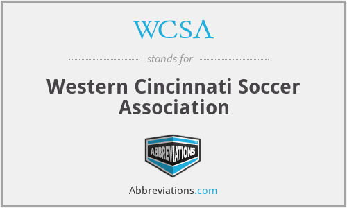 WCSA - Western Cincinnati Soccer Association