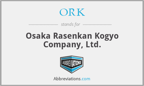 ORK - Osaka Rasenkan Kogyo Company, Ltd.