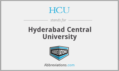 HCU - Hyderabad Central University